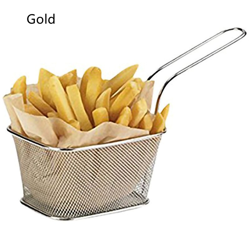 Title 9, Stainless Steel Plating Western Food Fryer Basket