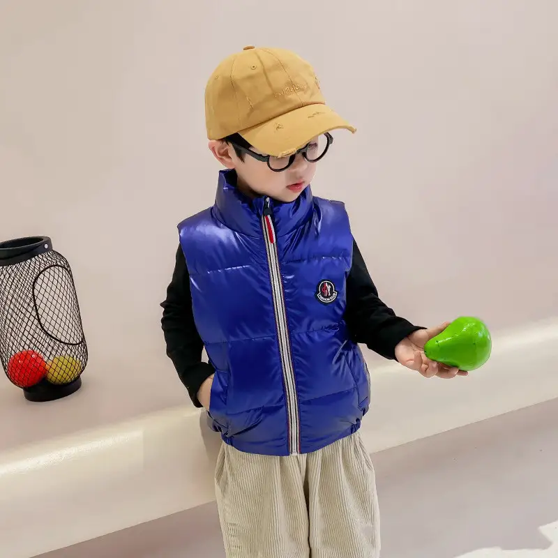 Fashion Children's Stand-up Collar Vest Thickened And Disposable