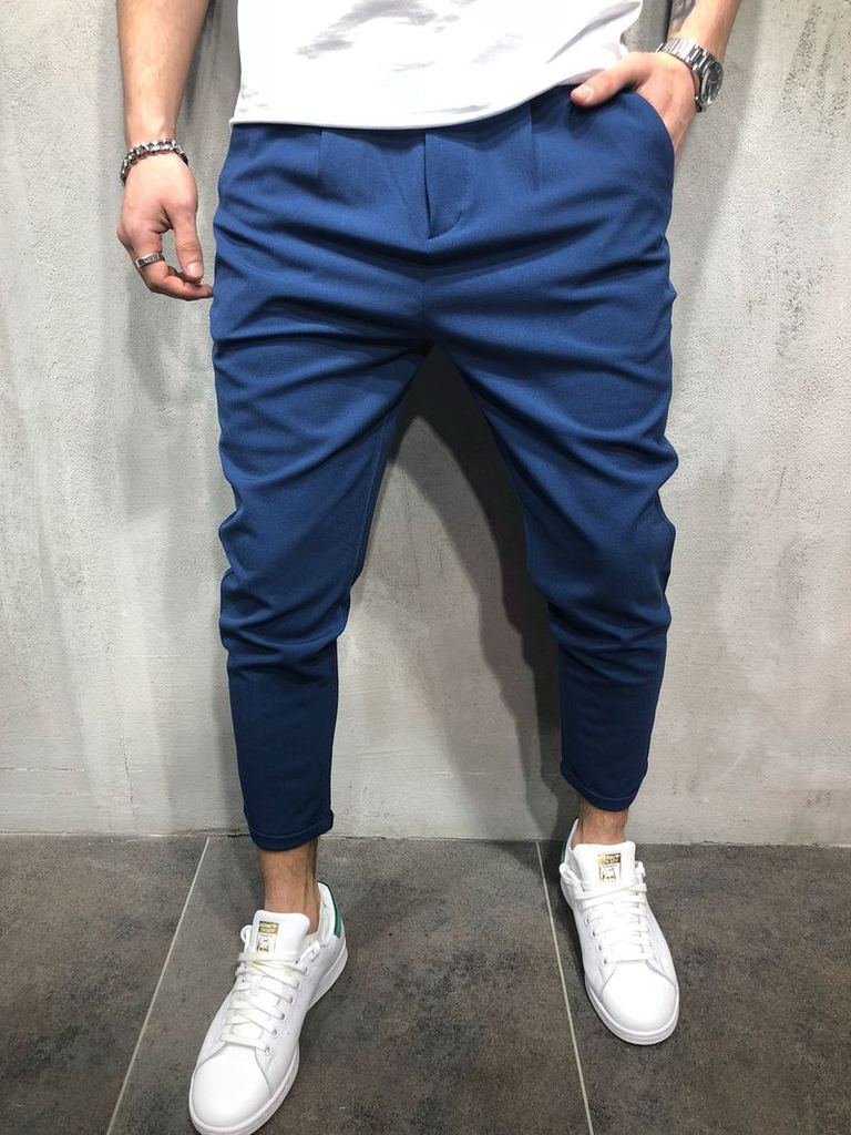Pure Color All-Match Straight Leg Pants