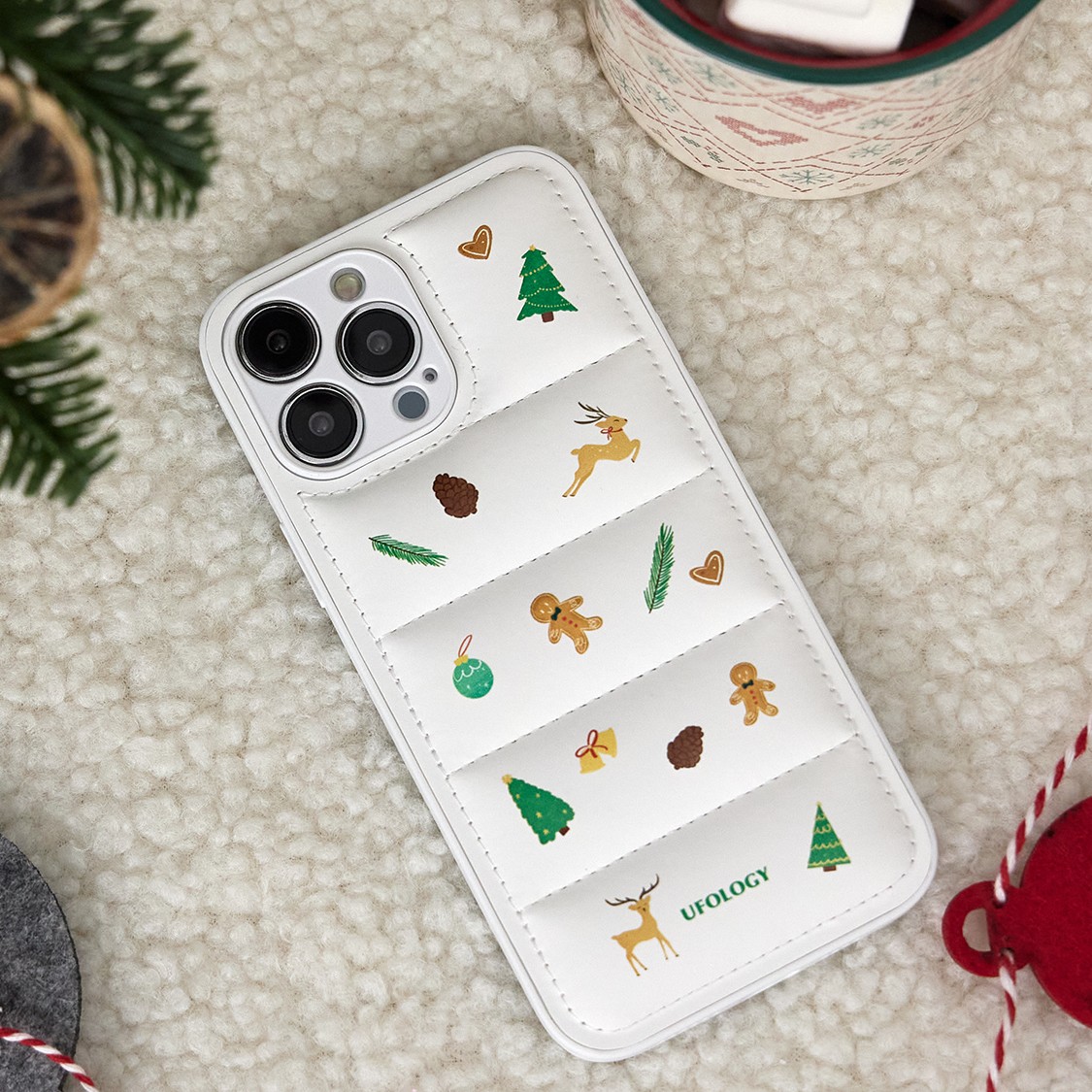 Original Christmas Gingerbread Man Down Phone Case - Image 5