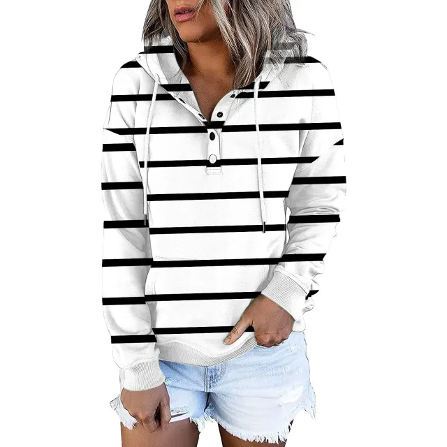 Long sleeved Autumn Striped Ladies Thin Sweater Style5 2Xl - Shop at LoveMi