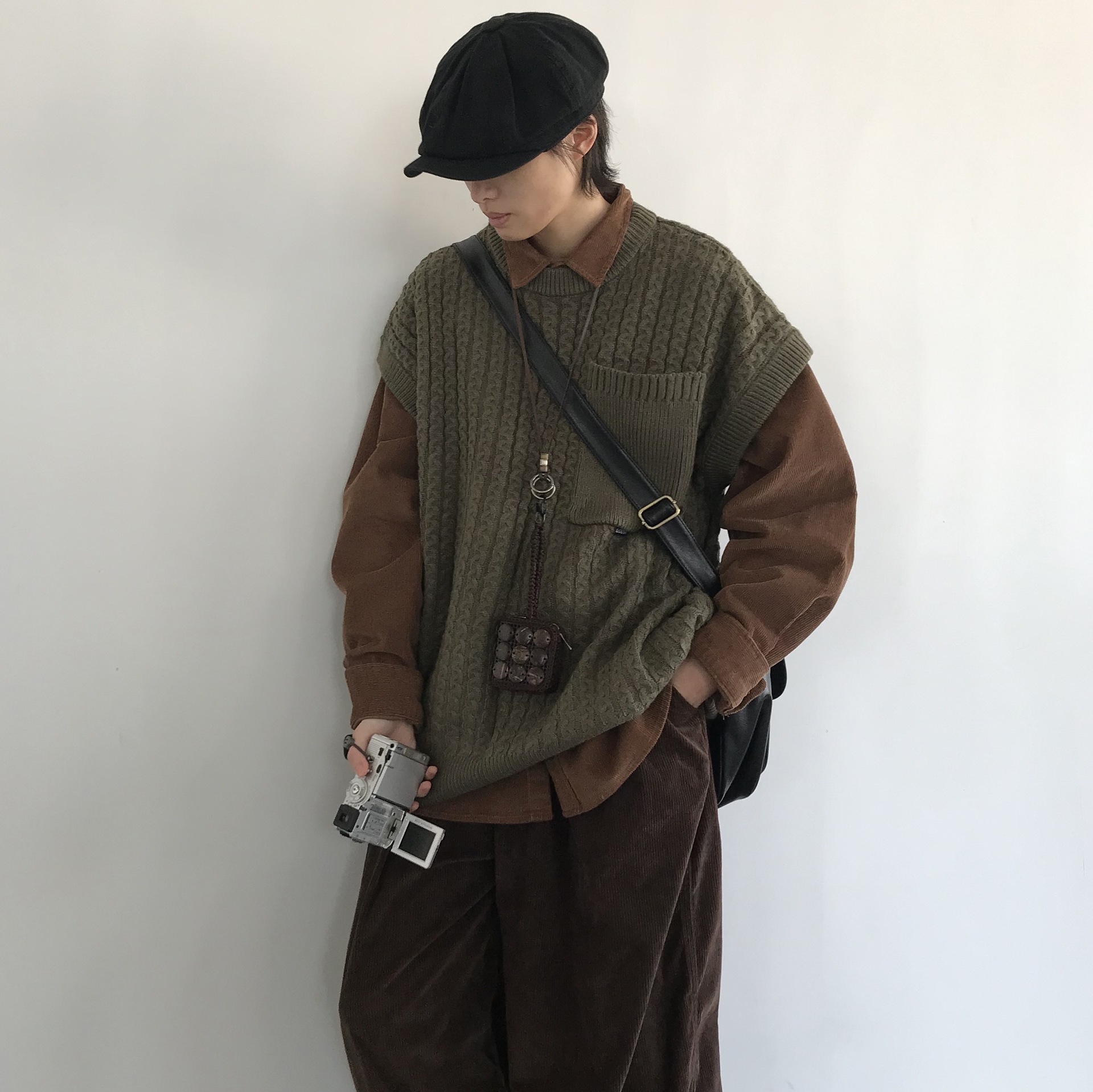 Men's Fashion Simple Undershirt Inner Undershirt Top