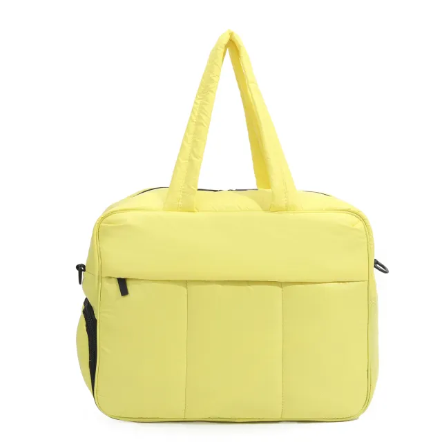 Down Handbags Winter Travel Duffle Bag With Shoes Compartment Portable Sports Yoga Gym Fitness Shoulder Bags For Weekender Overnight Tote Women Y... Yellow - Shop at LoveMi