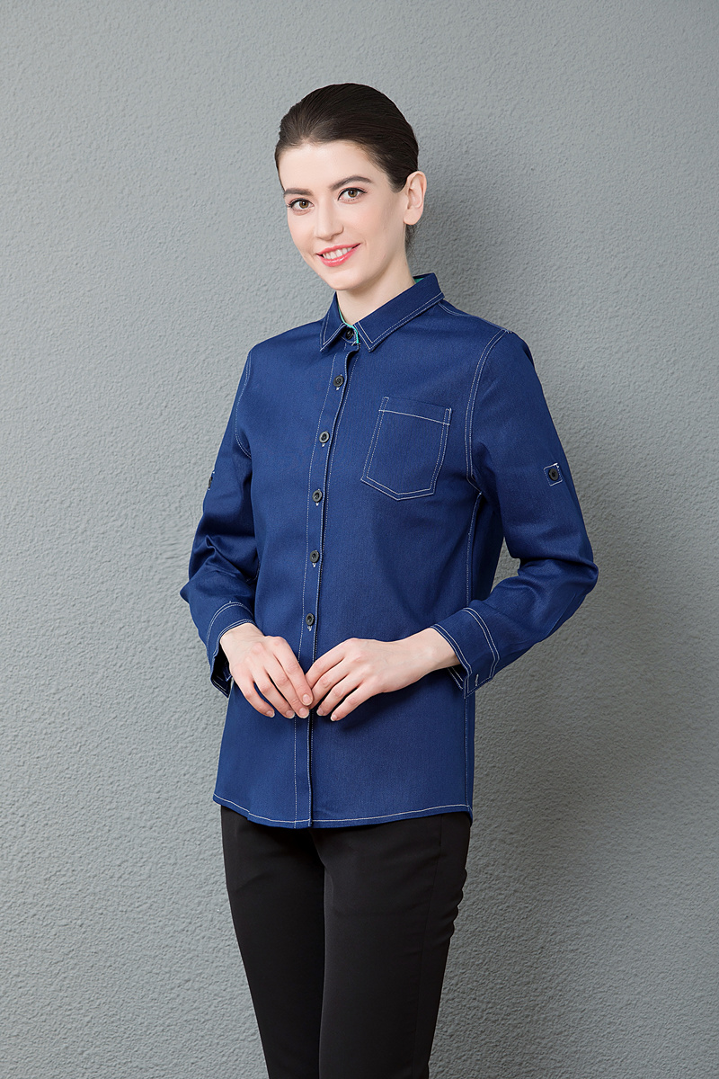 Womens blue long sleeves