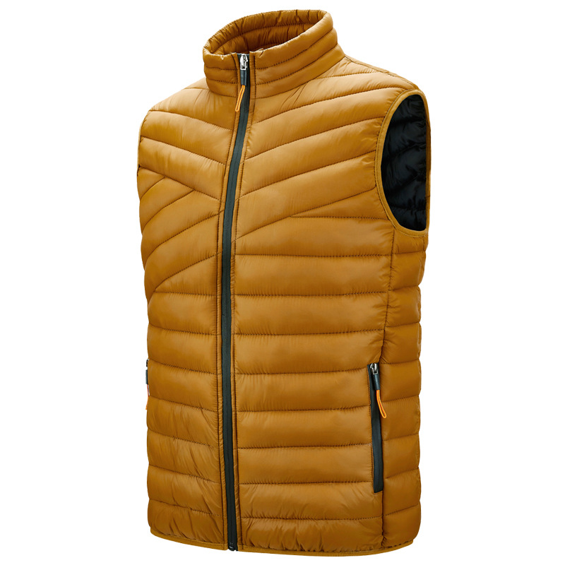 Men's Casual Fashion Solid Color Vest Jacket