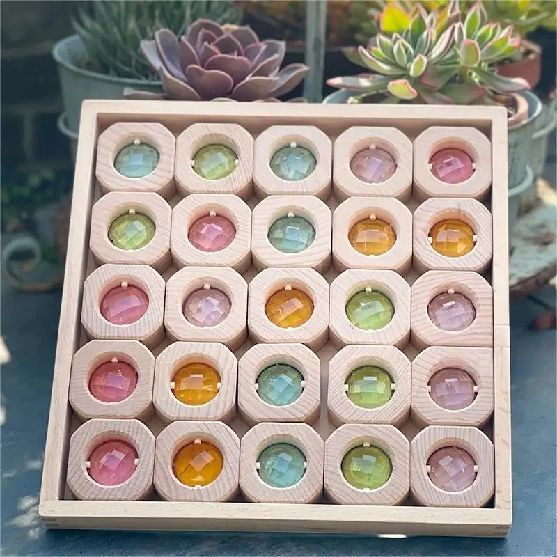 Building Blocks Transparent Acrylic Children's Educational Toys