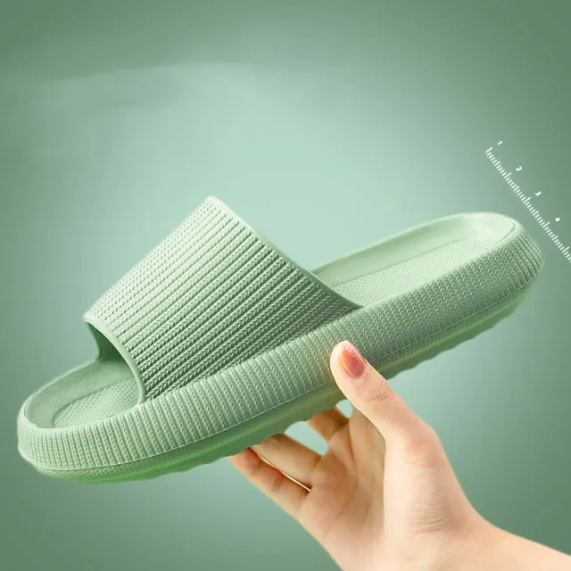 26 45 Size Hot EVA Shoes For Women Slippers Soft Soles Summer Bathroom Slippers Green - Shop at LoveMi