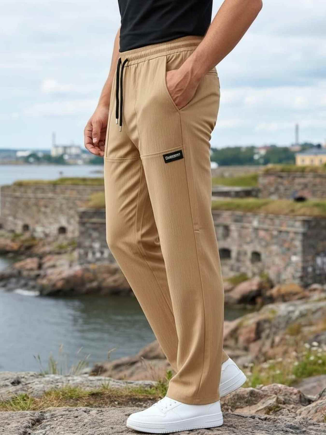 Casual Pants, Trendy And Fashionable Casual Pants, Men's Pants, Men's Pants, Long Pants, Straight Pants, Corduroy Casual Pants, Tight-fitting Casual Pants, Anti-wrinkle Casual Pants, 9-inch Pants, Men