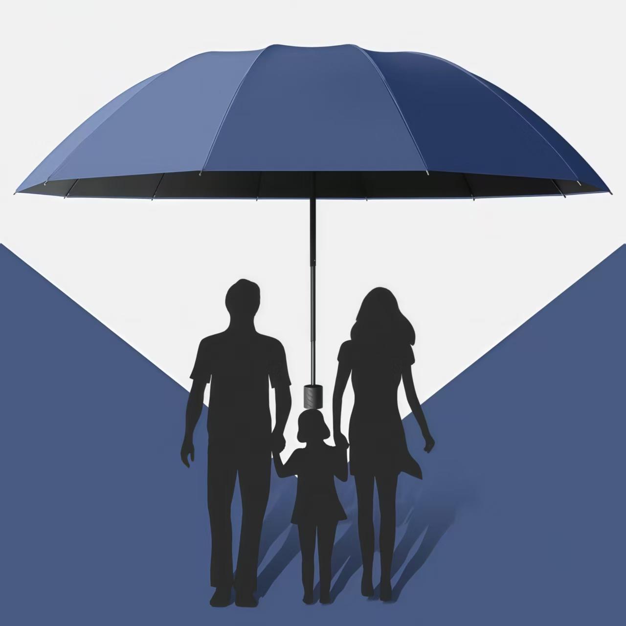 Double Umbrella, 12-rib Reinforced, Windproof And Waterproof, A Must-have Multi-functional Umbrella For Heavy Rain.Self-pickup Only. image 22