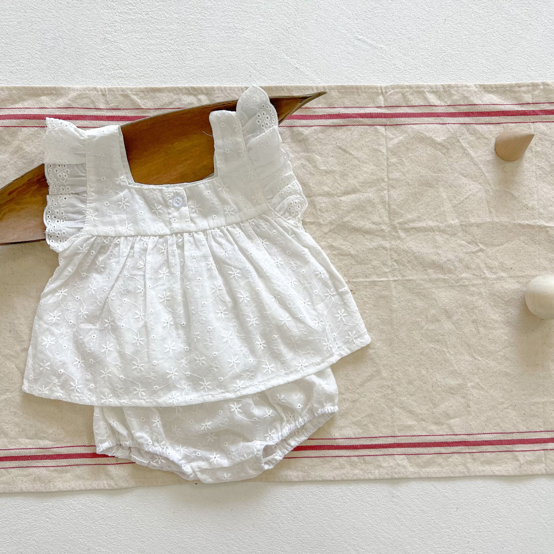 Baby Girl's Romper Romper Two Piece Set
