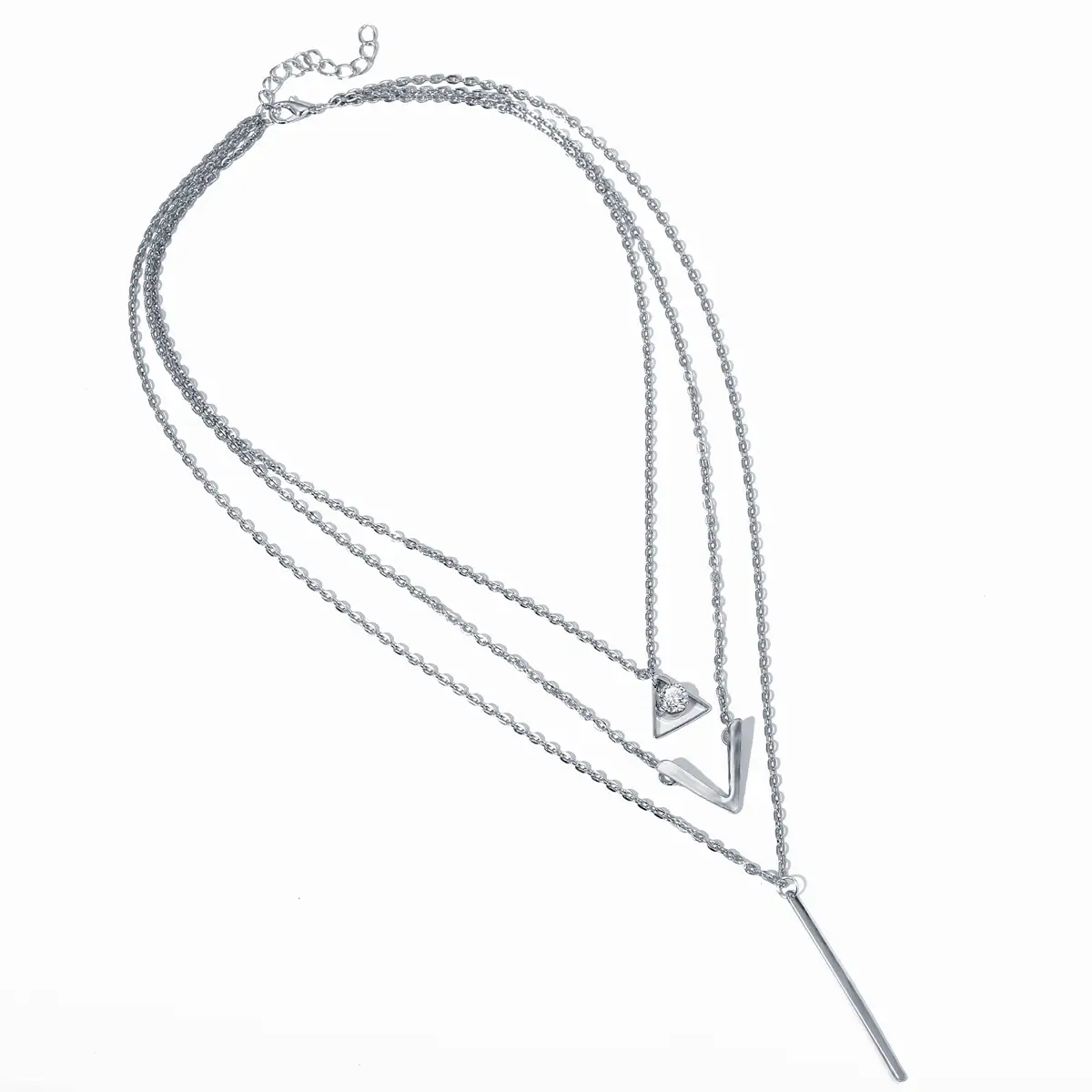 Europe And The United States Foreign Trade Fashion Crystal Sequin Necklace Female