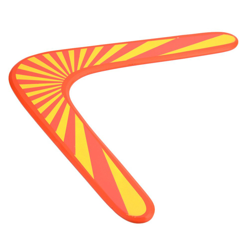 Title 3, Wooden curved ruler V-shaped boomerang toy