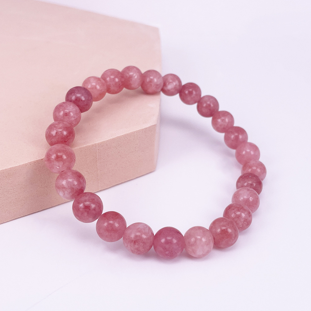 Sun Stone Beaded Stretch Bracelet Yoga