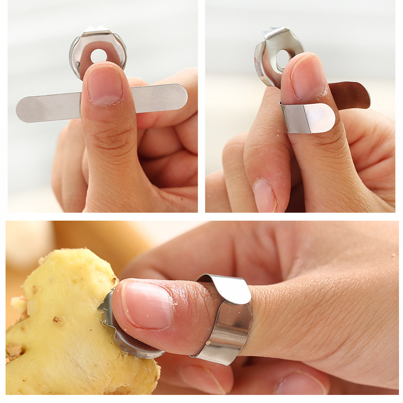 Multi-performance Garlic Planer Stainless Steel Peeling Kitchen Tool