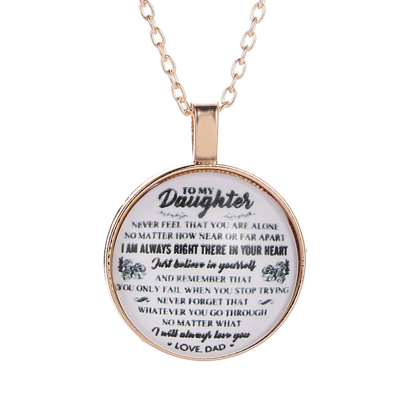 Child Family Necklace Personality Letter Necklace