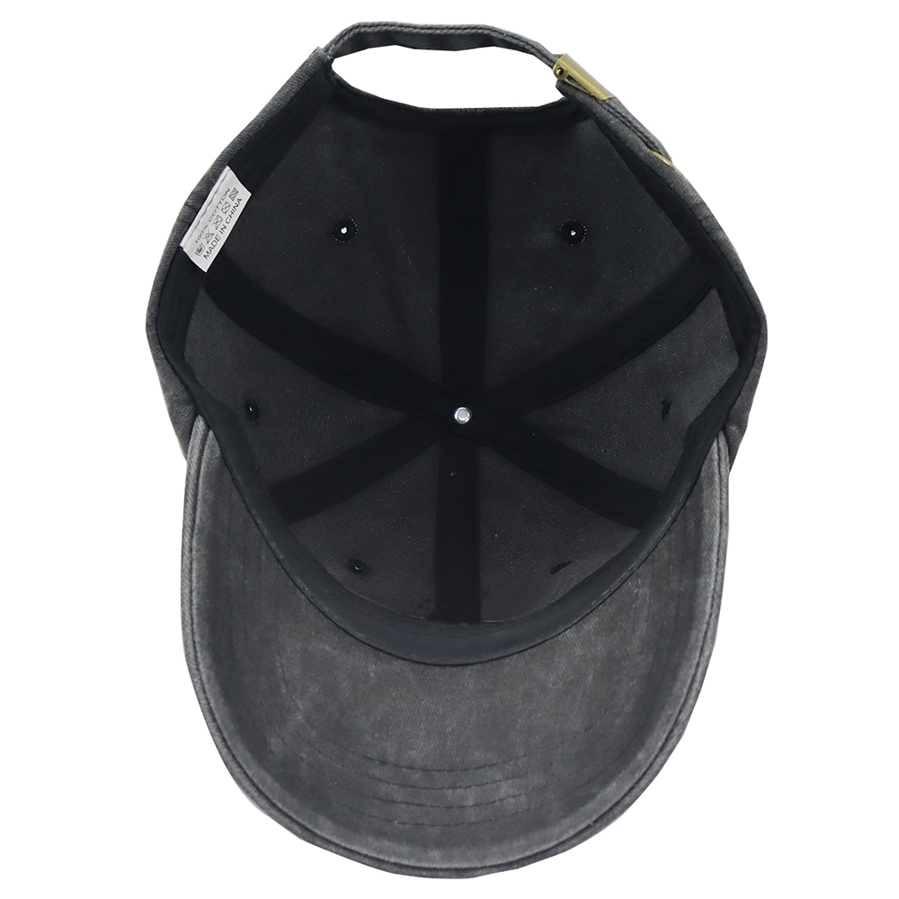 2pcs I FIX Black Hat For Men Women, Adjustable Embroidered Wash Cotton Baseball Cap - Women's Clothing