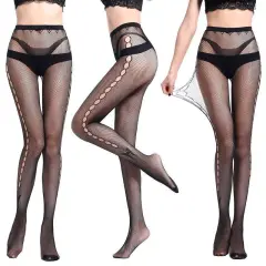 Base Stockings Semi-permeable Lace Sexy Polyester Stockings Net Pants - A-One Size - View 1