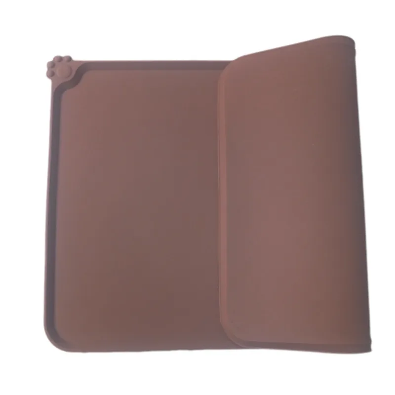 Waterproof Pet Mat For Dogs And Cats Pure Color Silicone Pet Food Mat – image 7