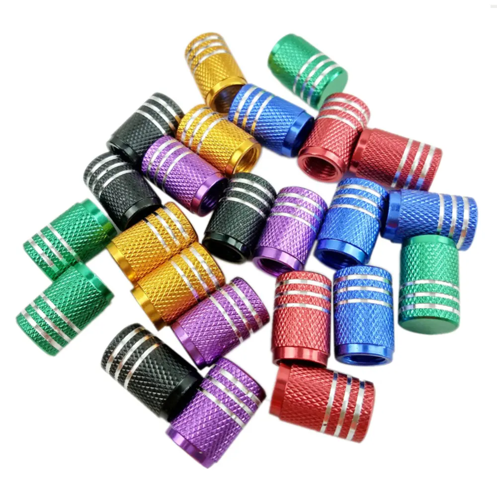 Colored Aluminum Valve Caps for Automobile Tires