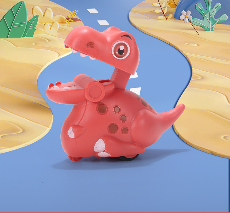 Press Dinosaur Red