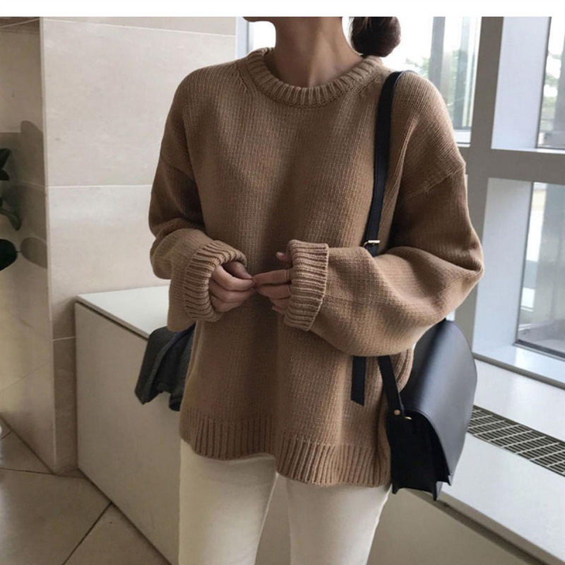 Title 5, Pullover sweater on autumn and winter round neck