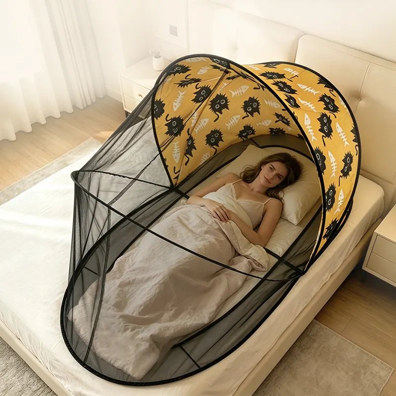 Full-Coverage Installation-Free Mosquito Net