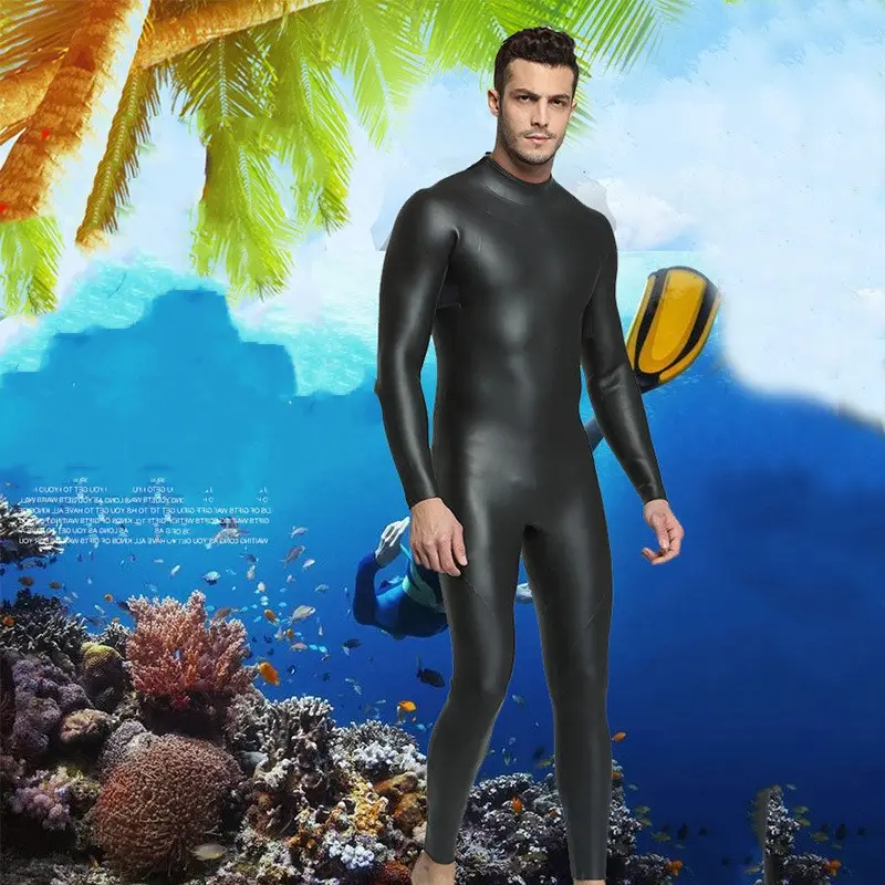 Men's Triathlon Wetsuit Warm and Cold-proof Light Leather Men
