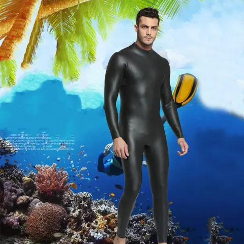 Men's Triathlon Wetsuit Warm and Cold-proof Light Leather Men