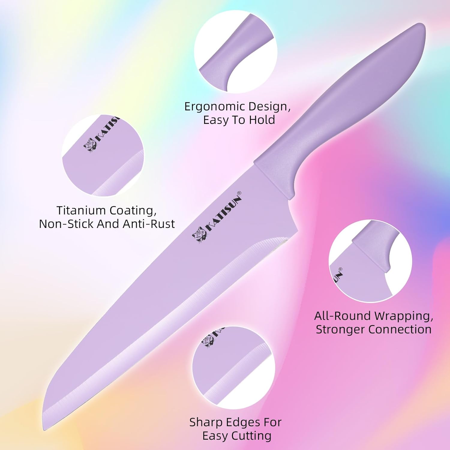 30 Piece  Knife Set With Kitchen Cutting Board 5