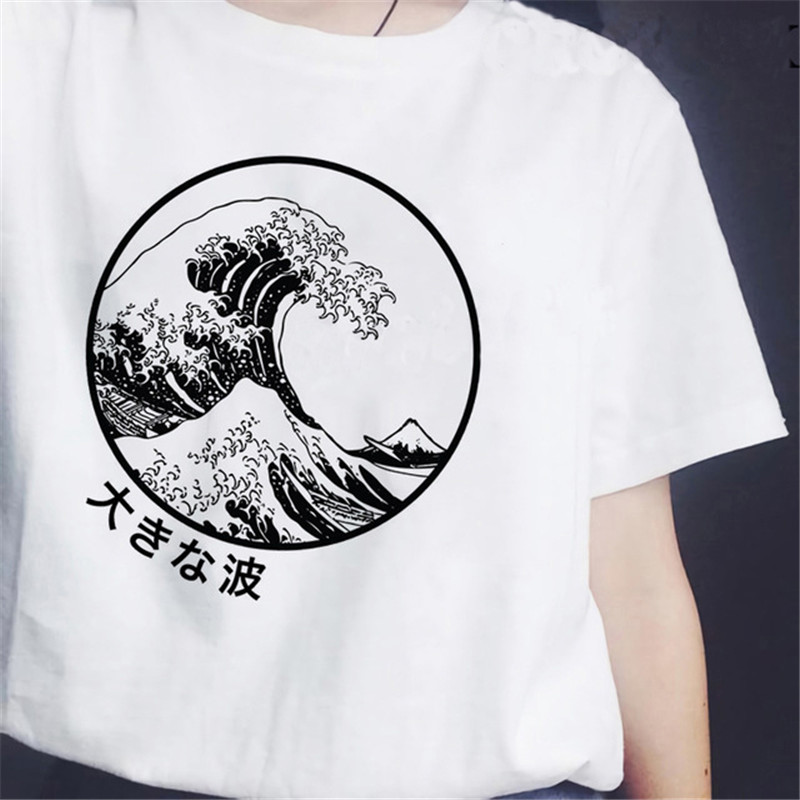 Title 5, Wave sun print couple T-shirt