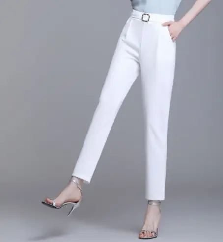 Women's High Waist All Match Slim Sagging Pencil Pants