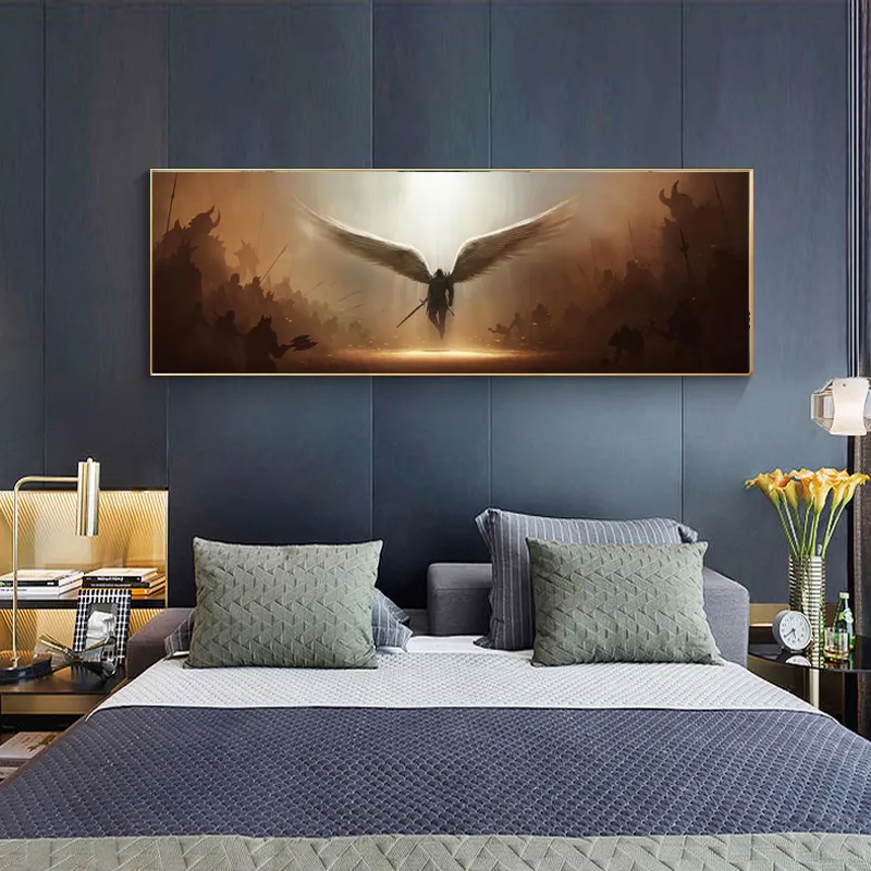 Angel Of Justice Wall Art Poster Canvas