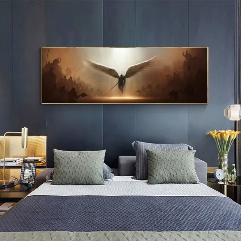 Angel of Justice Wall Art Poster Canvas Painting