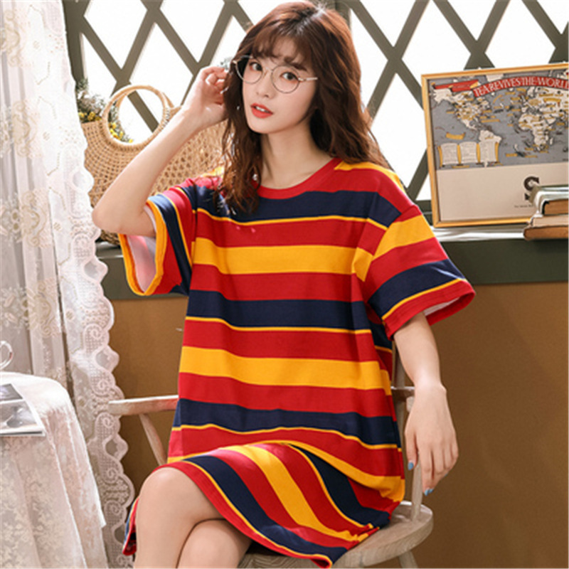 Title 11, Nightdress Short Sleeve Ladies Summer Homewear Set