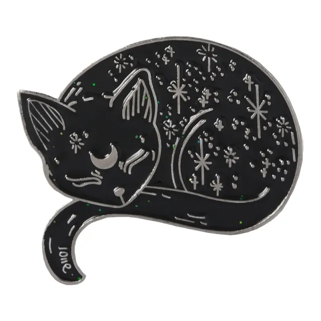 Cartoon Animal Cat Letter Brooch 4 Style - Shop at LoveMi