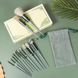 Set Of 13 Four Seasons Green Makeup Brushes 13Green Box - Shop at LoveMi
