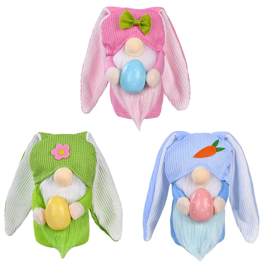 Easter Ornament Long-eared Rabbit Faceless Doll