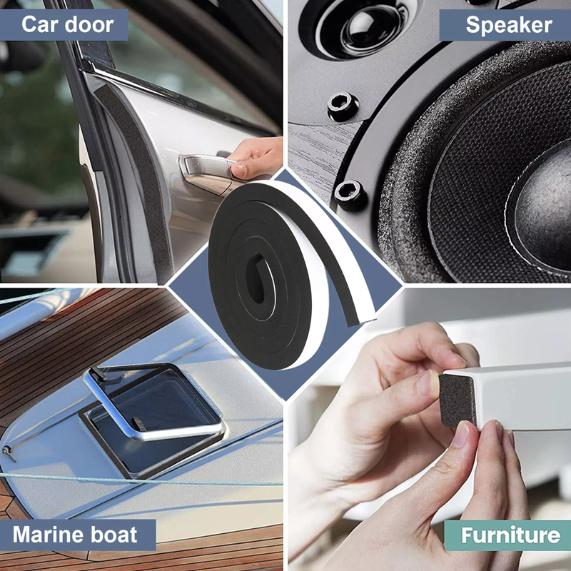 4M Foam Weather Strip Draught Excluder Self Adhesive Door