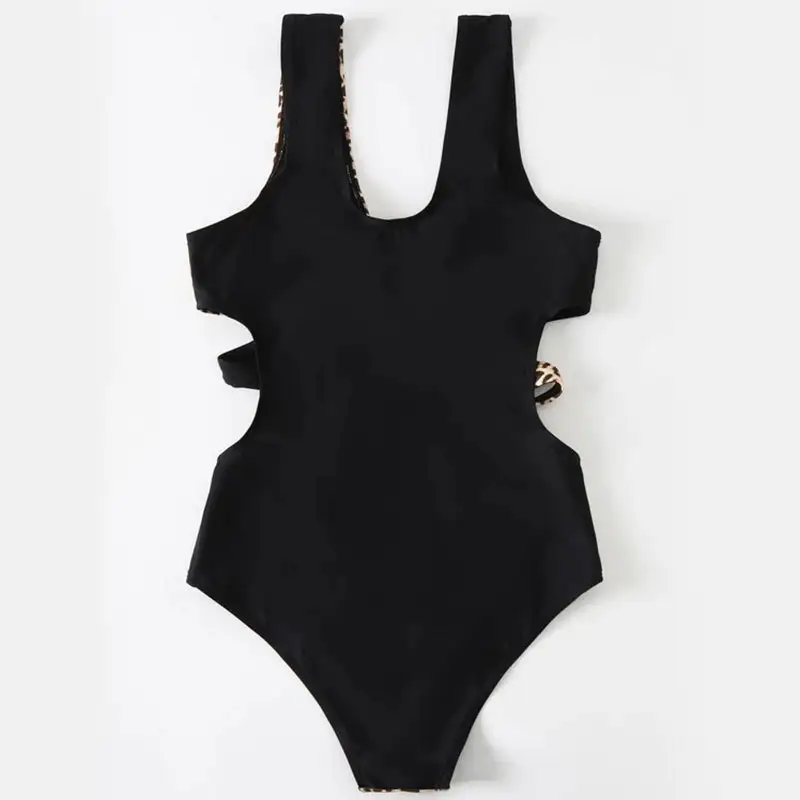 European And American Bikini High Waist One Piece Swimsuit