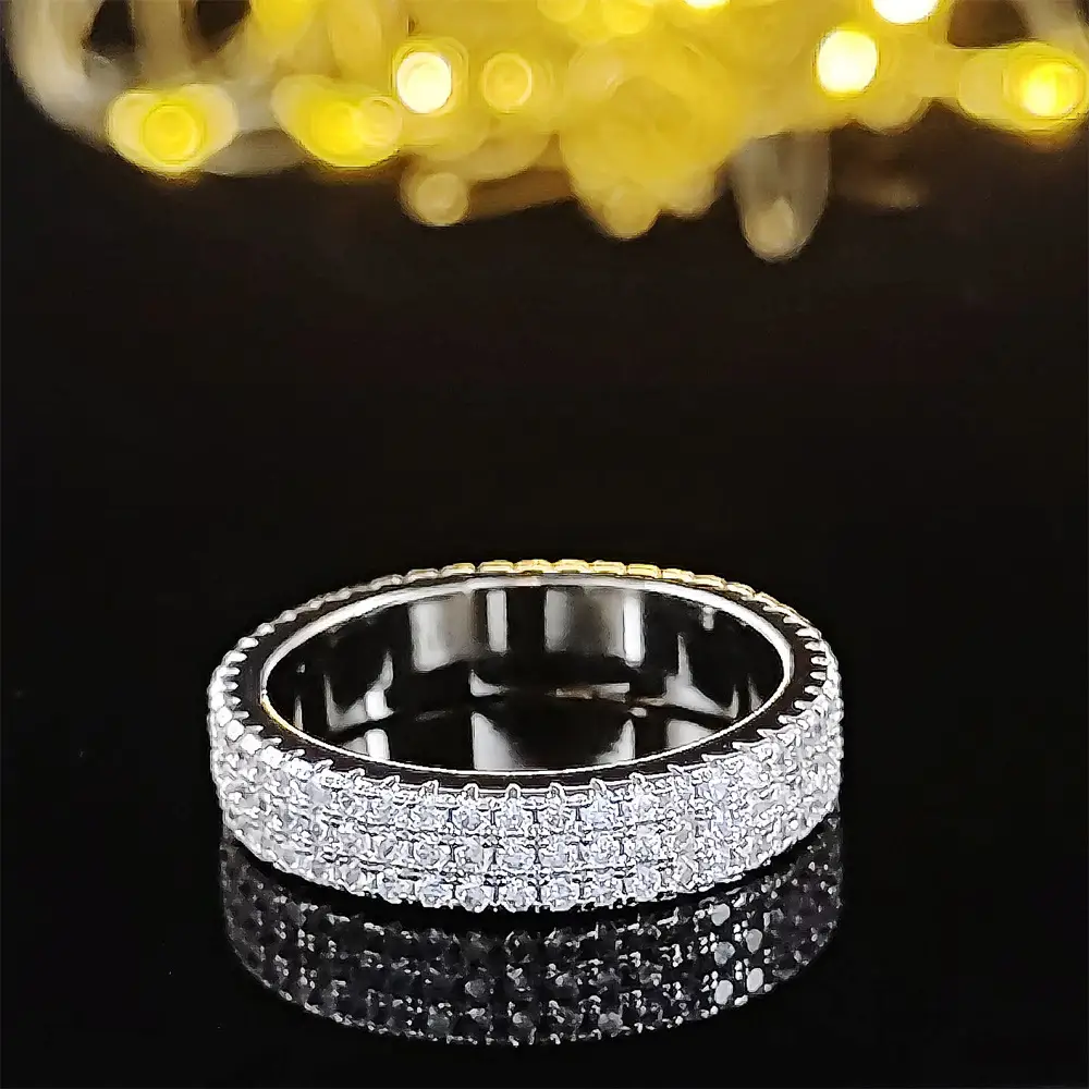 S925 Sterling Silver Ring Micro Set For Women