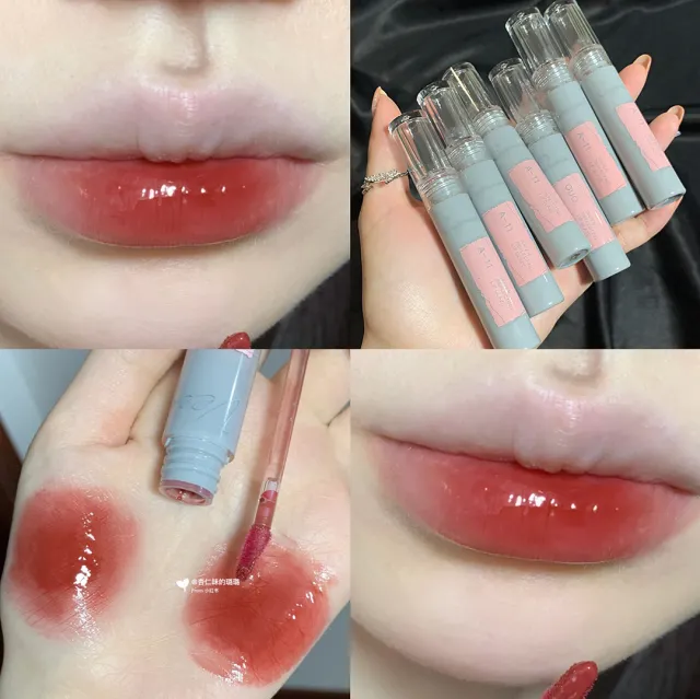 Gray Tube Lip Glaze Mirror Water Gloss Lipstick L05 - Shop at LoveMi