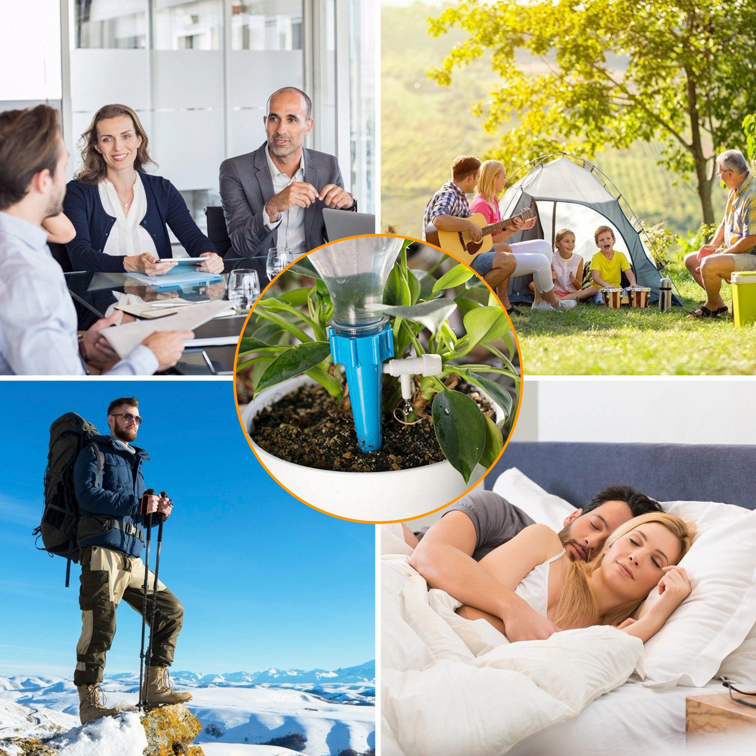 Plant Watering Spikes Self Watering Devices Automatic Plant Waterer With Slow Release Control Valve For Outdoor Indoor Plant