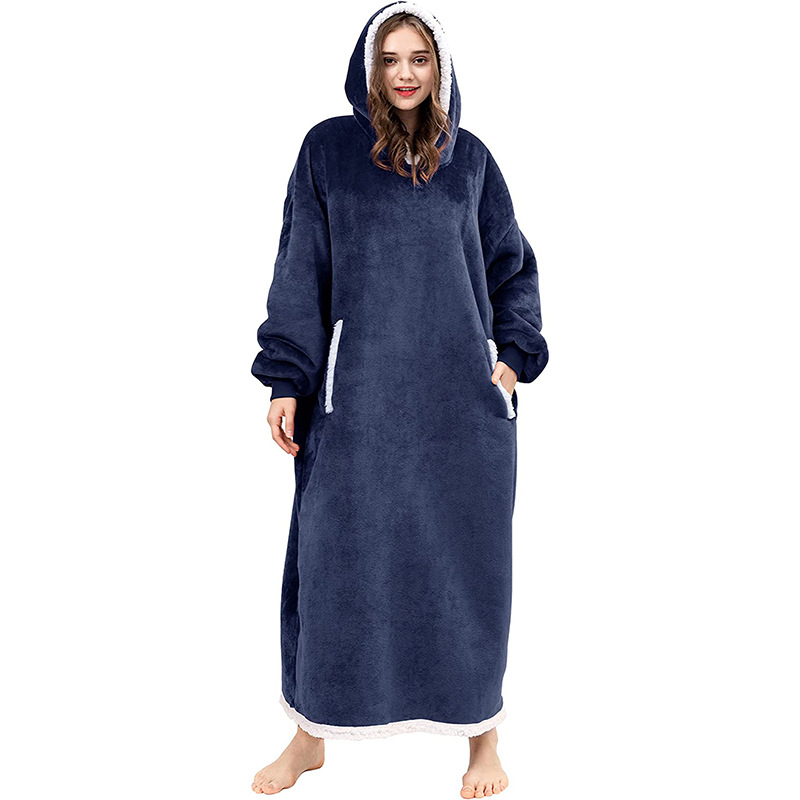 Title 6, Side Pocket Lazy Blanket Flannel Lamb Wool