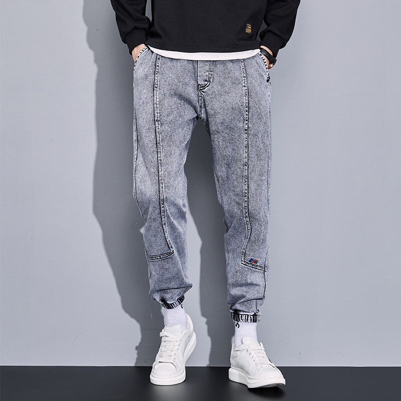 Men's Plus Size Jeans Trendy Brand Men's Loose Fit