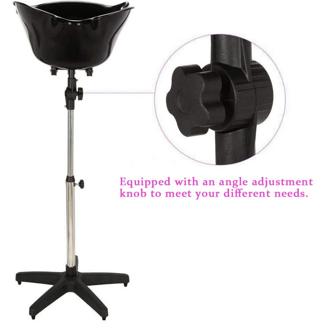 Mobile Portable Shampoo Sink Salon Hair Washing Basin BackWash Hairdresser — image 3