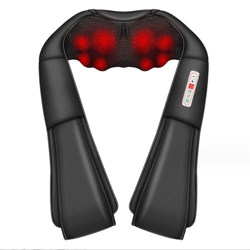 Electric Neck & Shoulder Massage Shawl Heated 8-Heads Back Pounding Massager UK — image 12