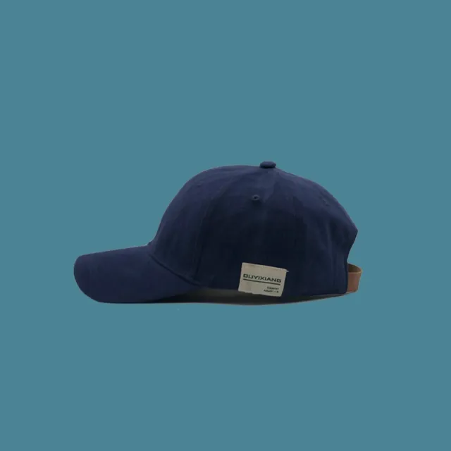 Lovers' Versatile Autumn And Winter Sun Visor Hat Retro Soft Top Duck Tongue Hat Blue - Shop at LoveMi