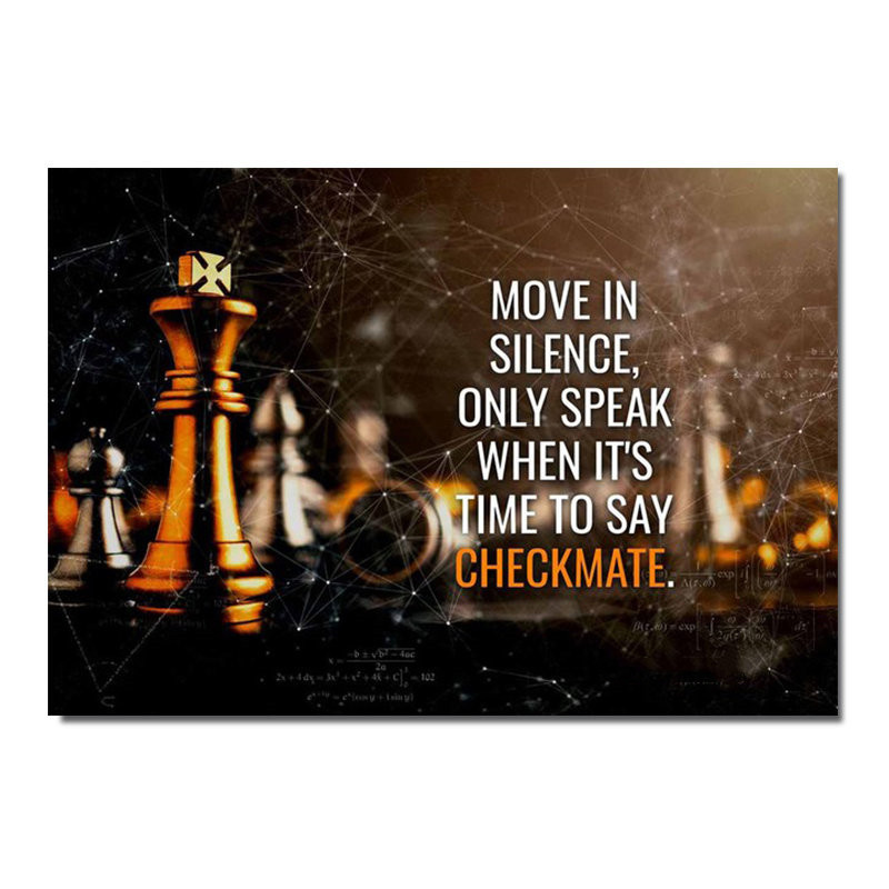 Creative Quotes Printed Motivational Poster Canvas Painting