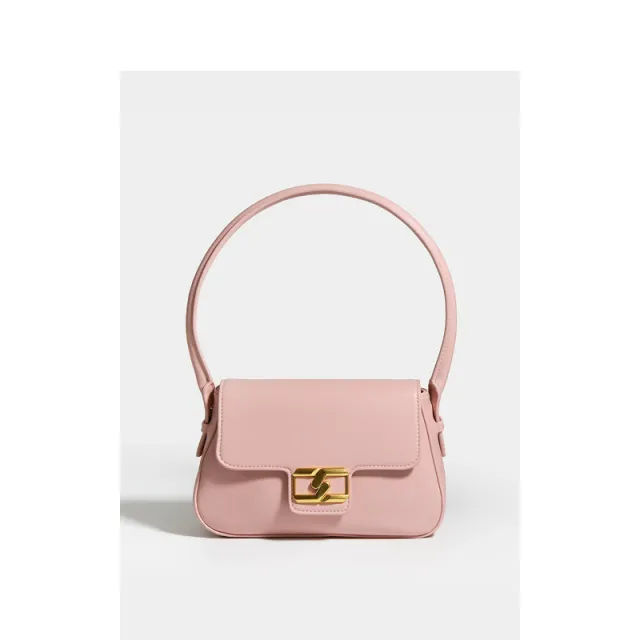 Spring And Summer Texture Underarm Bag Trendy Shoulder Bag Female Messenger Pink - Shop at LoveMi