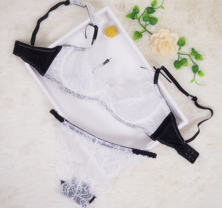 Title 4, Beautiful girl tulle lace stitching underwear b...